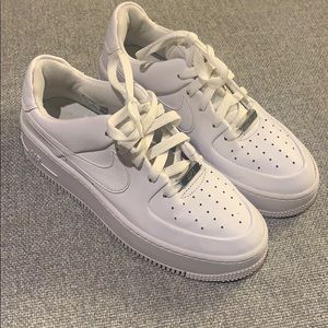 Nike Air Force 1 Low Top Platform Sneakers